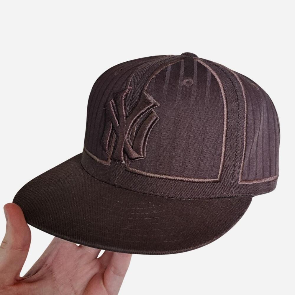 Brown New York Yankees baseball cap with embroidered logo
